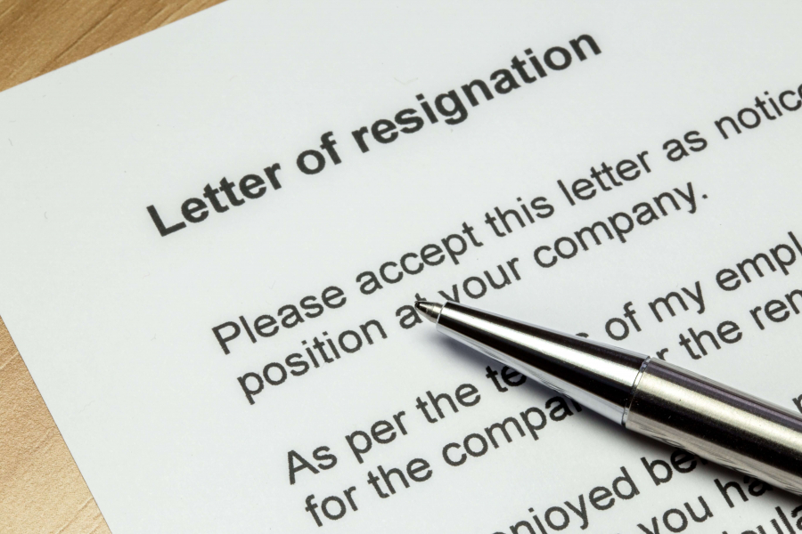 Resignation Letter